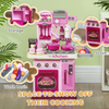 Kids Kitchen with 33 Piece Accessories, Lights, Sounds, Storage