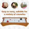 Mini Air Hockey Table: Fun Compact Game with Scoreboard & Two Pucks Included!