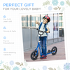 Homcom Adjustable Push Scooter for Kids - Safe, Stylish, and Stunt-Ready!