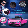 Mercedes Benz 12V Kids Electric Car - Remote Control, Music & Safety Features!