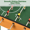 Compact Foosball Table - Mini Soccer Gaming Fun for Family & Friends