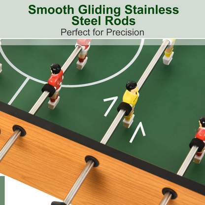 Compact Foosball Table - Mini Soccer Gaming Fun for Family & Friends