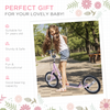 Adjustable Pink Stunt Scooter for Kids, 16" Wheels - Fun & Safe Rides!