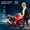 Honda 6V Kids Electric Motorbike - Safe Ride-On for Ages 3-5, Red