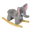 Ride on Elephant Rocker Children Rocking Horse Grey