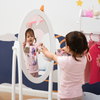 Free Standing Dressing Mirror Kids with Storage For 3- 8 Years Old