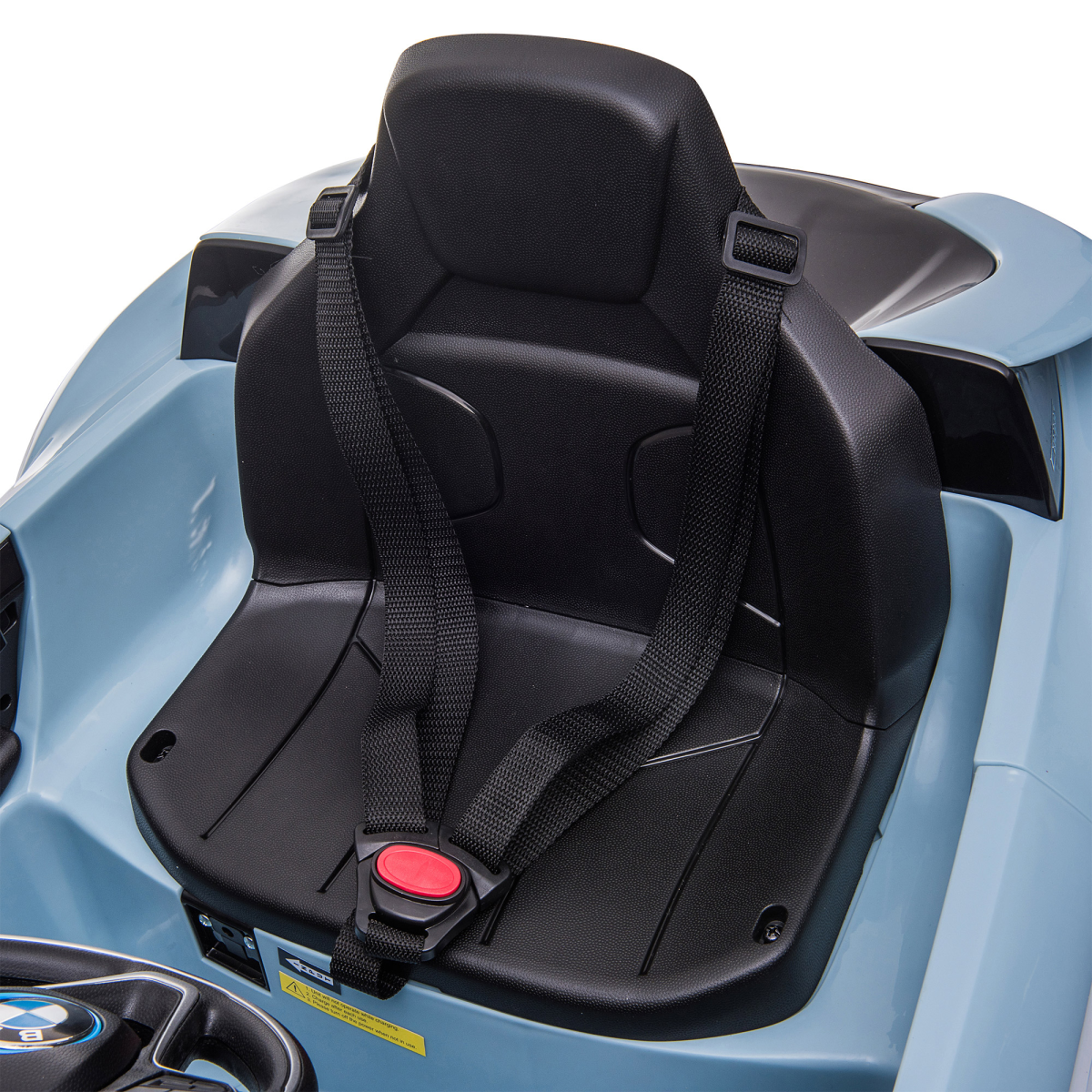 Licensed BMW I8 Coupe Kids Ride-On Car 6V w/ Remote Lights Horn Music