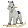 Children's Rocking Horse Ride-On Sound Wood Base Handlebars