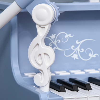 HOMCOM 37-Key Kids Piano Set with Microphone & Stool - Fun Educational Music Toy