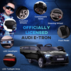 Licensed Audi E-tron 12V Kids Ride-On Car with Remote, Lights & Music - Black