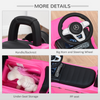 Pink Benz G350 Kids Ride-On Car with Under-Seat Storage & Realistic Horn