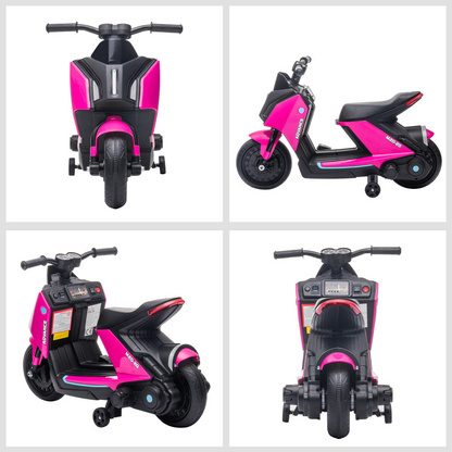 Kid's 6V Electric Pedal Motorcycle - Fun, Safe Ride-On Toy for Ages 2-4