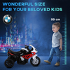 Electric Kids Ride on Motorcycle BMW Liscensed w/ Headlights Music Red