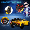 Lamborghini SVJ 12V Kids Ride-On Car with Lights & Music - Yellow Adventure!