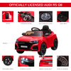 Audi RS Q8 6V Kids Electric Ride-On Car w/ Remote Control - Red Adventure!