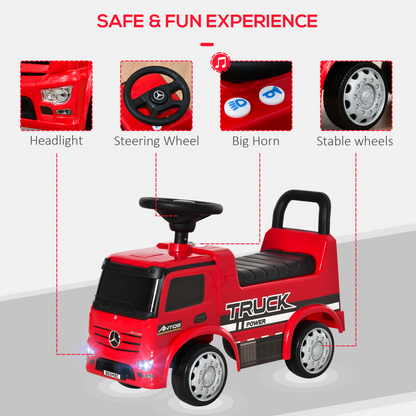 Mercedes 3-in-1 Kids Ride-On Car with Storage - Fun & Interactive Toy for Toddlers