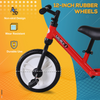 Kids Balance Training Bike Toy w/ Stabilizers For Child 2-5 Years Red HOMCOM