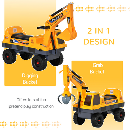 Dynamic Excavator Toy with Lights & Sounds - Fun for Toddlers 2-3 Years!