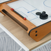Mini Air Hockey Table: Fun Compact Game with Scoreboard & Two Pucks Included!