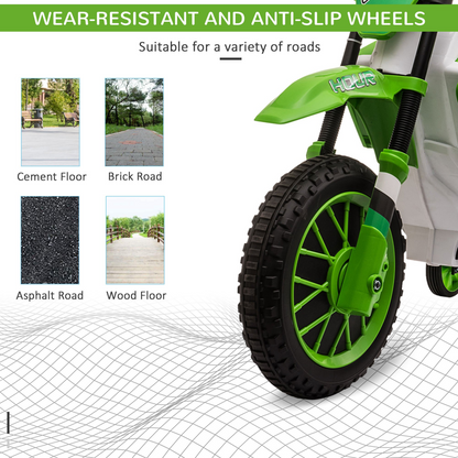 AdventurePro 12V Kids Electric Motorbike - Safe & Fun Ride-On with Training Wheels!