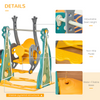 Ultimate 3-in-1 Kids Activity Center: Swing, Slide & Basketball Fun!