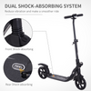 Ultra-Fold Adjustable Kick Scooter for Teens & Adults - Compact & Safe Riding