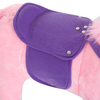 Wheeled Rocking Horse Ride on Rocker Children Riding Toy Plush Sound HOMCOM