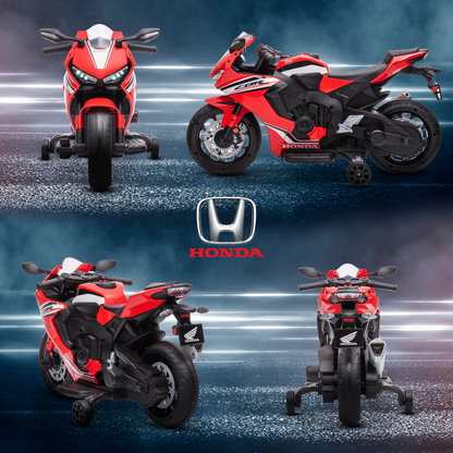 Honda 6V Kids Electric Motorbike - Safe Ride-On for Ages 3-5, Red