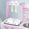 Kids Kitchen Play Set Sounds Utensils Pans Storage Child Role Play
