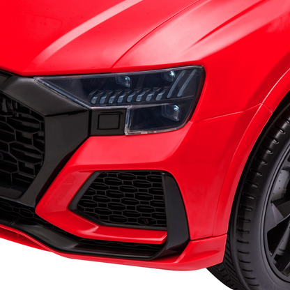 Audi RS Q8 6V Kids Electric Ride-On Car w/ Remote Control - Red Adventure!
