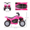 Honda Kids Electric Quad Bike - 6V ATV Ride-On for Ages 1.5-3, Pink
