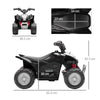 Honda Kids Electric Quad Bike 6V - Safe & Fun ATV Ride-On for Ages 1.5-3
