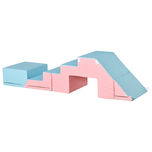 Climb & Play: 2-Piece Soft Foam Baby Climber Block Set for Toddlers Ages 1-3