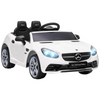 Mercedes Benz 12V Kids Electric Ride-On Car with Remote & Music - White