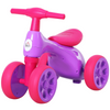 Baby Balance Bike Toddler Safe Training 4 Wheels Storage Bin Violet