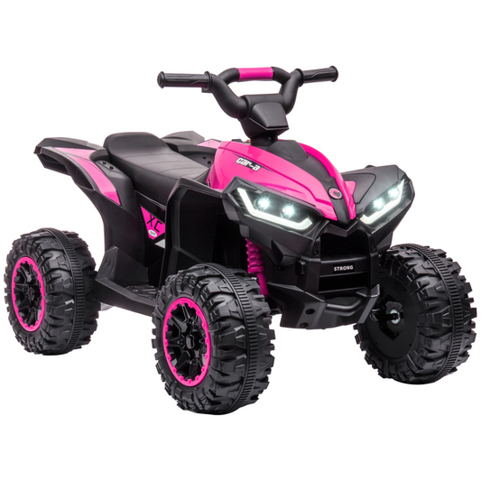 Adventure Awaits: HOMCOM 12V Kids Electric Quad Bike ATV - Pink Fun on Wheels!