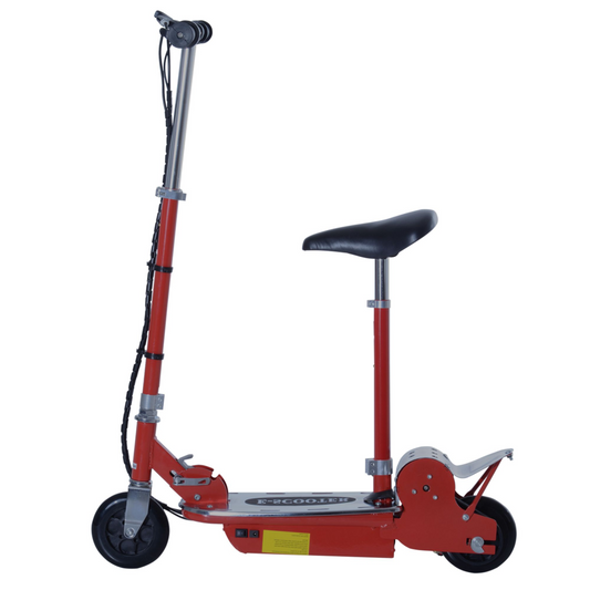 Foldable Electric Scooter for Teens - 12V 120W with Brake Kickstand