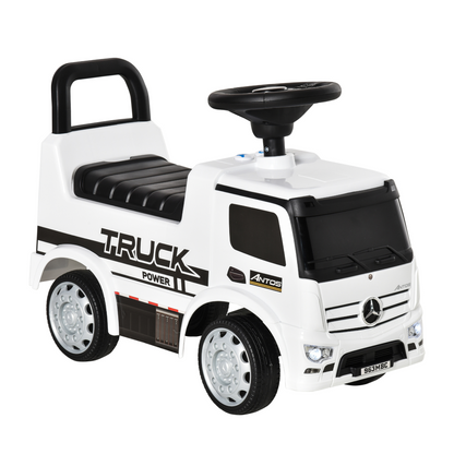 Mercedes 3-in-1 Kids Ride-On Car: Interactive Fun & Storage for Little Drivers