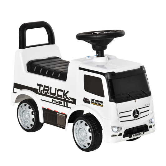 Mercedes 3-in-1 Kids Ride-On Car: Interactive Fun & Storage for Little Drivers