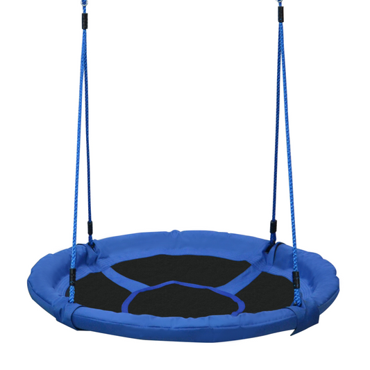 Round Swing Kids Game Spin Rope Playground Steel 100cm Playroom