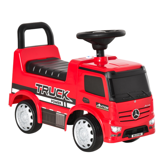 Mercedes 3-in-1 Kids Ride-On Car with Storage - Fun & Interactive Toy for Toddlers