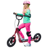Red HOMCOM Kids Stunt Scooter with 12" EVA Tires - Adjustable & Safe Ride