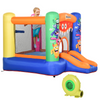 Bouncy Castle with Slide Basket Trampoline Monster Design